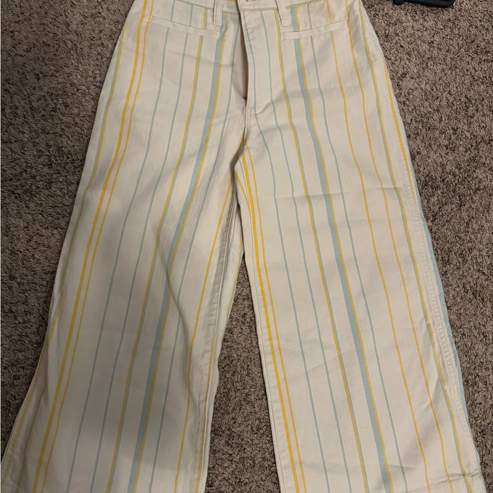 Madewell wide leg crop pants